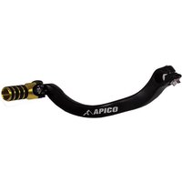 Apico Elite Gear Pedal - Suzuki RM125 1989-2008, RM250 1989-2000 - Black/ Yellow