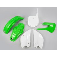 Image of KAKIT206@999 - UFO Plastics Kit - Kawasaki KX80 2000 - OEM