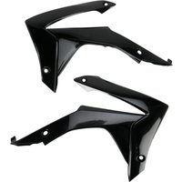HO04657#001 - HO04657#001 - UFO Radiator Scoops - Honda CRF250 2014-17, CRF450R 2013-16 - Black