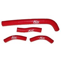 Image of SCRF25010R - SCRF25010R - KSX Radiator Hose Kit - Honda CRF250L 2012-13, CRF250R & CRF250X 2010-13 - Red