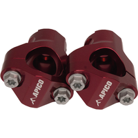 Image of Apico Handlebar Mount Kit - 28.6mm - Beta 125RR 2018-22, 200RR 2019-22, 300RR 2013-22 - Red