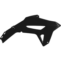 Image of Polisport Radiator Scoops - Honda CRF250R 2022-23, CRF450R 2021-23 - Black