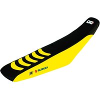 1323H - Blackbird Double Grip 3 Seat Cover - Suzuki RM85 2002-19 - Yellow/Black