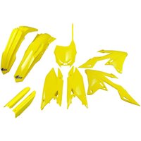 Image of SUKIT418F@102 - UFO Full Plastics Kit - Suzuki RMZ250 2019-20, RMZ450 2018-20 - Yellow