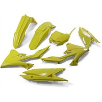 Image of SUKIT418F@102 - SUKIT418@102 - UFO Full Plastics Kit - Suzuki RMZ250 2019-20, RMZ450 2018-20 - Yellow