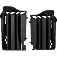 Image of Polisport Radiator Louvres - Honda CRF450R 2013-14 - Black