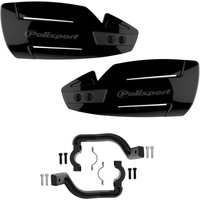 Polisport Hammer Handguards With Mounting Kit - Black