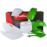 Polisport Plastics Kit - Kawasaki KX 65 2000-2025 - OEM (Green/White)