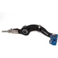 Apico Elite Brake Pedal - Sherco ST 125-300 2000-22, Scorpa SC 125-300 2015-22 - Black/Blue