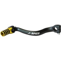 Apico Elite Gear Pedal - Suzuki RM65 2003-05, Kawasaki KX65 2000-22 - Black/ Yellow