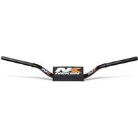 Image of R00182C-BK - Neken K-Bar Radical Design Fat Bar Handlebars - Black/ White