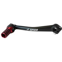 Apico Elite Gear Pedal - Honda CRF50 2004-22, CRF70 2004-19 - Black/ Red