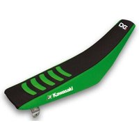 1425H - Blackbird Double Grip 3 Seat Cover - Kawasaki KX85 2001-13 - Green/ Black