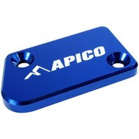 Image of Apico Front Brake Master Cylinder Cover - Yamaha YZ 125/250 & YZF 250/450 2008-24, WRF250 2017-24, WRF450 2016-24 - Blue