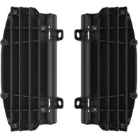 Image of Polisport Radiator Louvres - KTM SX/SXF 2016-22, XC-W/EXC/EXC-F 2017-22, Husqvarna TC/FC 2016-22, TE/FE 2017-22 - Black