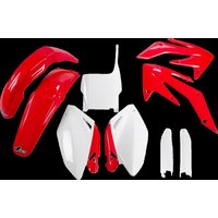 Image of HOKIT104F@999 - UFO Full Plastics Kit - Honda CRF250R 2004-05 - OEM