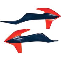 Polisport Radiator Scoops - KTM SX/SXF/XC-F 2019-22, EXC/EXCF/XC-W 2020-23 - Orange/Blue