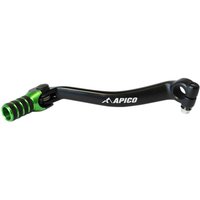 Apico Elite Gear Pedal - Kawasaki KXF450 2006-08 Black/ Green