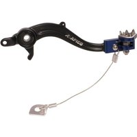 Apico Forged Brake Pedal - Sherco SE-R 250/300 2014-20, SE-F 250/300 2012-20 - Black/ Blue