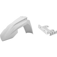 Polisport Front Fender & Adaptor Kit - KTM SX/SXF 2007-12, EXC/EXC-F 2008-13 - White