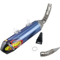 Image of 045629 - 045629 - FMF Factory 4.1 RCT Slip-On Blue Titanium Silencer - Husqvarna FC 350/450 & KTM SXF 350/450 2018-21, Gas Gas MC450F 2021
