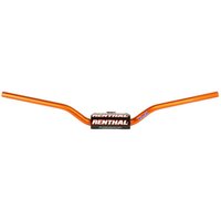 Image of Renthal 673 Bou/Lampkin Trials Fat Bar Handlebars - Orange
