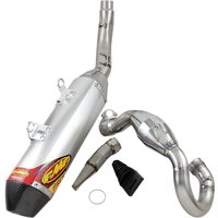 045636 - FMF Factory 4.1 RCT Slip-On Stainless Silencer & Megabomb Header - KTM SXF350 & Husqvarna FC350 2019-22