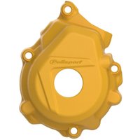 Image of Polisport Ignition Cover Protector - KTM SXF 250/350 & Husqvarna FC 250/350 2016-22 - Yellow