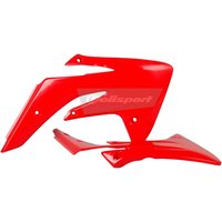 Polisport Radiator Scoops - Honda CRF150 2007-21 - Red