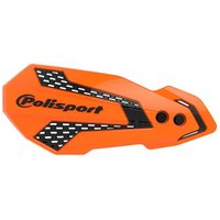 Polisport MX Flo Handguards & Mount Kit - KTM SX/EXC & HusqvarnaTC/TE/FC 2014-22, Sherco 2017-22, Gas Gas MC/MC-F 2021-22 - Orange/ Black