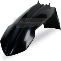 Polisport Front Fender - KTM SX 125/250 2007-12, EXC/EXC-F 2008-13 - Black