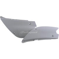 Image of Polisport Side Panels - Kawasaki KX 85/100 1998-2013, Suzuki RM100 2003-08 - White