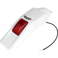 HO03611#041 - HO03611#041 - UFO Enduro Rear Fender With Tail Light - Honda XR250 1996-2004, XR400R 1996-2002 - White