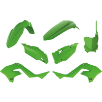 Polisport Restyle Plastics Kit - Kawasaki KX 125/250 2003-08 To KXF450 2020 Style - Green