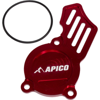 Image of Apico Oil Pump Cover - Gas Gas MC250F 2021-23, MC350F 2022-23, EC-F 2021-23 - Red