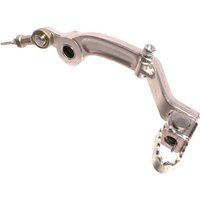 Apico Trials Brake Pedal - Gas Gas Pro 2009-18 - Silver