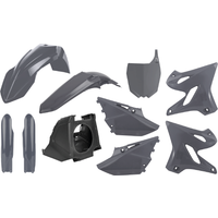 Polisport Full Plastics Kit - Yamaha YZ 125/250 2002-14 Restyle To 2015-21 - Grey