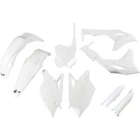 Image of KAKIT225F@047 - UFO Plastics Kit - Kawasaki KXF250 2018 - White
