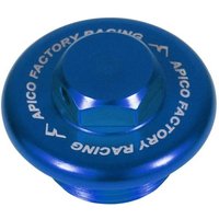 Apico Aluminium Oil Fill Plug - Kawasaki KX250 2005-08, KXF250 2004-24, KXF450 2006-24 - Blue