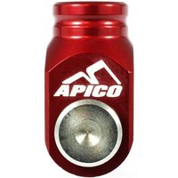 Apico Rear Brake Clevis - Suzuki/Kawasaki RMZ250 2004-06, KX250 2005-08, KXF250/450F 2004-17 Red