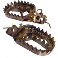 Apico Titanium Foot Pegs - Yamaha YZ65 2018-23, YZ85 1998-2022, YZ 125/250 1999-2023