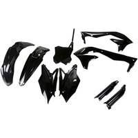 Image of KAKIT223F@001 - UFO Full Plastics Kit - Kawasaki KXF450 2016-17 - Black