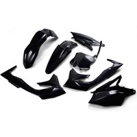 KAKIT223F@001 - KAKIT223@001 - UFO Full Plastics Kit - Kawasaki KXF450 2016-17 - Black