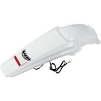 HO04603#041 - HO04603#041 - UFO Enduro Rear Fender With LED Light - Honda CRF450X 2009-16 - White
