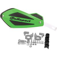 Polisport Shield Motocross Enduro Handguards With Universal Fitting Kit - Green