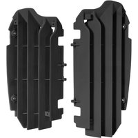 Image of Polisport Radiator Louvres - Kawasaki KXF250 2013-16 - Black