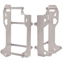 Image of CrossPro Aluminium Radiator Braces - Yamaha YZF450 2010-13 - Silver
