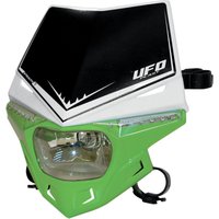 Image of PF01715#W026 - PF01715#W026 - UFO Stealth 12V Headlight With LED Side Lights - Green/ White