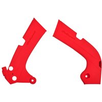 Polisport Frame Protectors - Honda CRF250R 2018-19, CRF450R 2017-19 - Red