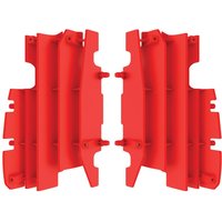 Image of Polisport Radiator Louvres - Honda CR 125/250 2005-07 - Red